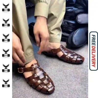 High Quality Cow Leather Handmade Strap Sandal Latest